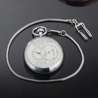 Montre de poche mécanique de luxe impériale antique à remontage manuel, boîtier en métal, montre de poche pour homme avec chaîne FOB, cadeau Reloj
