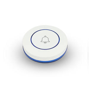 315 433Mhz Öğrenme Kodlu Çip 1527 SOS Düğmeli RF Kablosuz Yuvarlak Uzaktan Kumanda Ev Akıllı Kapı Zili Anahtarı için - Product Image 1