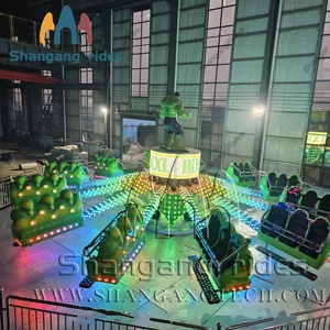 Atracción Inflable con Temática de Hulk, 36 Asientos, Equipo de Salto Grande con Rotación + Salto Doble, Imprescindible para los Fans de Marvel - Product Image 3