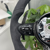 Volant personnalisé en fibre de carbone de style CS pour BMW F10 F15 F20 F22 F30 F32 F34 F36 F80 F87 F90 M2 M3 M4 E70 E90