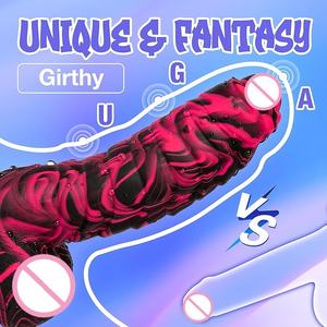 大人向けリアルなディルド、7.16インチのシリコン製厚いモンスターディルド、女性、男性、カップル向けのアナル玩具 - Product Image 6