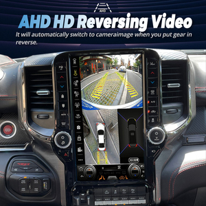 테슬라 안드로이드 스크린 라디오 2din 닷지 램 2019-2021 GPS Carplay 자동차 멀티미디어 비디오 플레이어 스테레오 나비 헤드 유닛 13.6 인치 - Product Image 5