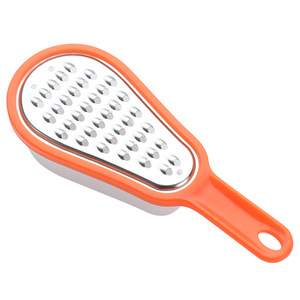 Violin Shaped Stainless Steel Grater With Container Kitchen <b>Tool</b> 4 Pieces <b>Fruit</b> <b>Vegetable</b> Shredder Pickler - Product Image 5