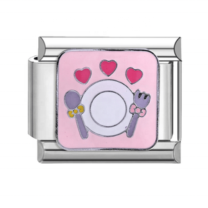 Italian Charms Cute Cartoon <b>Personality</b> Stainless Steel Platinum Plated Charm Module Bracelet Ice Cream Cake Handmade DIY - Product Image 5