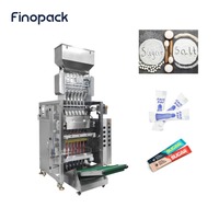 Machine d'emballage verticale multi-voies pour sachets, machine d'emballage verticale automatique pour sachets de sel en papier, conception de sachet à scellage arrière pour sacs alimentaires