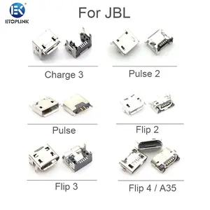 Micro USB charging Jack Connector socket Data port jack For Charge 3 Flip 4 3 2 Pulse 2 flip4 Chino A 35 pin carga