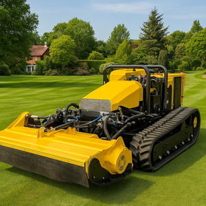 Robot broyeur forestier automatique sans fil alimenté par batterie, <span class=keywords><strong>tondeuse</strong></span> à gazon de jardin sans fil, <span class=keywords><strong>tondeuse</strong></span> à gazon agricole télécommandée - Product Image 1