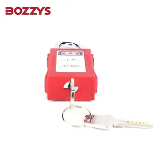 Oem personalizado impermeável longo endurecido aço manilha cadeado de segurança mecânica com chave mestra para Loto Lockout-Tagout Equipment