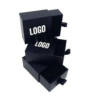 Boîtes cadeaux personnalisables en carton rose avec couvercle, impression de logo, pour bijoux (colliers, boucles d'oreilles, bagues, montres)
