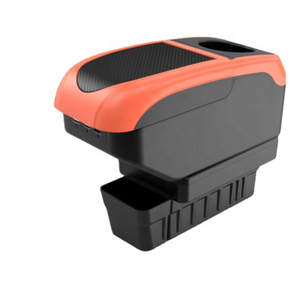 กล่องคอนโซลที่เท้าแขนในรถยนต์หนัง Pu,ดีไซน์ใหม่แบบ USB 6หลากสีสำหรับ <span class=keywords><strong>Honda</strong></span> <span class=keywords><strong>Jazz</strong></span> <span class=keywords><strong>2021</strong></span> - Product Image 1