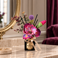Diffuseur de parfum d'ambiance Dallisten Real Touch, style iris, rose, orchidée, diffuseur d'arômes décoratif pour la maison