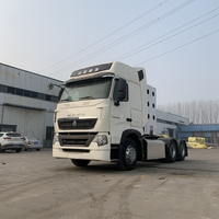 Truk Traktor Howo T7H 440hp CNG 6x4 Euro 5 Kamera Belakang Kapasitas Angkut 50t Setir Kiri Bekas Terbaik