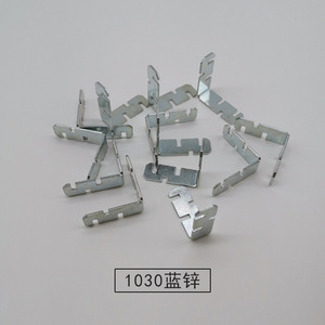 Soporte de Esquina de Aleación de Aluminio 1030 con Recubrimiento de Zinc Azul para Uso General - Product Image 1