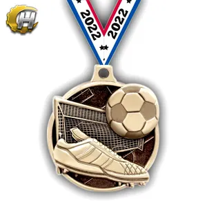 Customized Fashion And Cheap Soccer Trophies And Medals