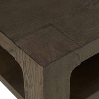 Table basse moderne en bois massif pour salon, meubles de maison - Facile à nettoyer, garantie de 2 ans