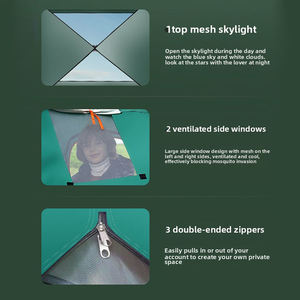 E-RIKE Vente en gros <span class=keywords><strong>Tente</strong></span> de camping automatique instantanée ultralégère pour pique-nique 3-4 personnes pour l'extérieur - Product Image 5