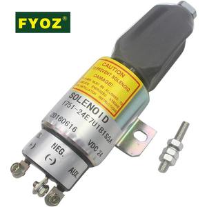 Kraftstoff-Abschaltmagnetventil, für Cummins-Motoren, 24V, 175124E7U1B1S1A 3864274 175124E7U1B1S5A SA3675T, Bagger-Ersatzteil - Product Image 1