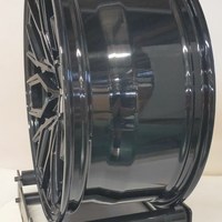 Nouvelles jantes en alliage d'aluminium forgé 6061 T6, design Hyper Black Mesh, pressées 12000T, certifiées TUV JWL VIA Std S2-00047, 18-23, personnalisées