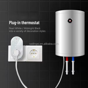 SLS LED Smart <span class=keywords><strong>WiFi</strong></span> <span class=keywords><strong>programable</strong></span> HVAC termostato <span class=keywords><strong>enchufe</strong></span> para UE/EE. UU. Compatible Android para Nest HVAC calefacción por suelo radiante - Product Image 3