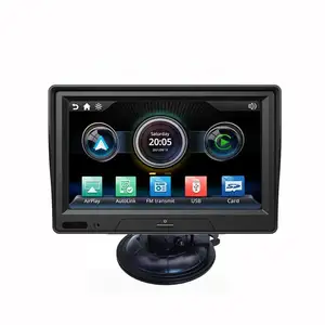 Evrensel taşınabilir 7-inch akıllı IPS dokunmatik ekran USB/TF kart/Avin/ses/CD arayüzü desteği MP3/MP4 Linux sistemi araç DVD oynatıcı oyuncu