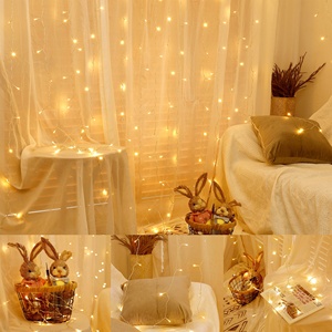 Twinkle Garland Curtain <span class=keywords><strong>Lights</strong></span> Chuỗi 3X3M 304 LED Ngoài Trời Cổ Tích Đám Cưới Luces Navidad Cửa Sổ Trang Trí Led Icicle Curtain Ánh Sáng - Product Image 6