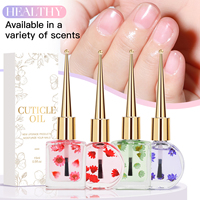 Huile à Cuticules Personnalisée avec Logo Marque Privée, Soin des Ongles, Réparation des Cuticules, Ongles Sains, Huile Naturelle Parfumée avec de Vraies Fleurs