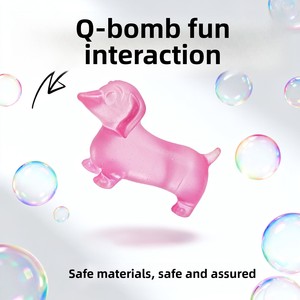 Juguete Antiestrés de Plástico Transparente con Forma de Salchicha y Relleno de Maltosa, para Niños, en Oferta - Product Image 2