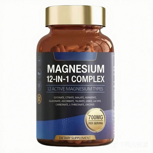 Suplemento para un Sueño Saludable OEM, Cápsulas de Glicinato de Magnesio Puro para Adultos, Apoyo Inmunológico, Vida Útil de 36 Meses, 60 Cápsulas por Envase - Product Image 1