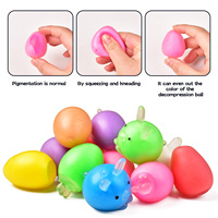 Jouets Squishy de Pâques de haute qualité : œufs et lapins Kawaii, mini jouets à presser en TPR, cadeaux de fête, jouets anti-stress pour enfants