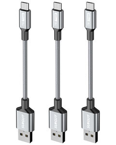 Cable de Carga Rápida Personalizado SUNGUY, Trenzado de Nailon Resistente, Garantía de 3 Años, Certificación ROHS y CE, Ecológico, para Teléfonos Móviles - Product Image 3