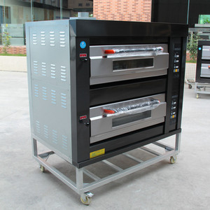 Four électrique à gaz fabriqué en Chine Équipement de boulangerie/Four à gaz à 1 pont et 3 plateaux pour la cuisson - Product Image 1