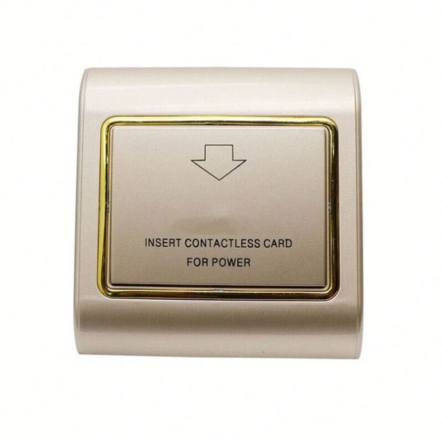 125KHZ RF Card Energy Saver for Hotel  Insert Key Card Energy Saving Switch With Card