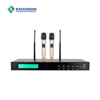 Microphone sans fil professionnel pour karaoké pour studios d'enregistrement, microphone de conférence en métal XLR USB, suppression du bruit, UHF sans fil