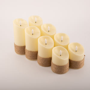 Velas LED electrónicas <span class=keywords><strong>de</strong></span> Pilar, Luz <span class=keywords><strong>de</strong></span> <span class=keywords><strong>Cuatro</strong></span> tamaños para decoración festiva del hogar, logotipo personalizado para cumpleaños, Navidad, fiestas <span class=keywords><strong>de</strong></span> Halloween - Product Image 1
