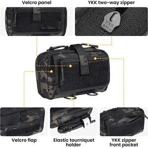 Borsa tattica compatta di pronto soccorso in PVC <span class=keywords><strong>Molle</strong></span> EMT Admin Medical Utility Bag per gilet tattico - Product Image 4