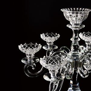 Candelabro de cristal de boda, botella de vidrio, portavelas de cristal, tubos de vidrio de acero inoxidable para candelabros - Product Image 4