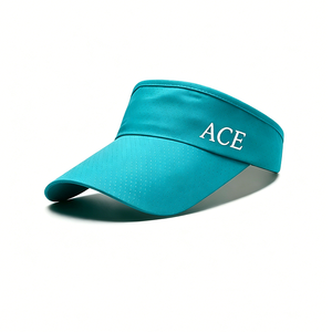 Visera Deportiva Personalizada con Logotipo ACE, Perforada, de Secado Rápido, Ajustable, Transpirable, con Parte Superior Abierta, para Viajes, Running, Golf, Tenis - Product Image 3