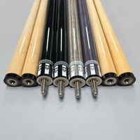 Queue de billard en bois d'érable de 58 pouces à prix abordable pour bars et clubs, pointe de 13 mm, logo personnalisé OEM, vente en gros de queues de billard