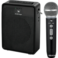 WINBRIDGE B009 Mini amplificateur de voix sans fil Microphone casque 1 canal conception de moule privé 15W puissance de sortie 5000 son