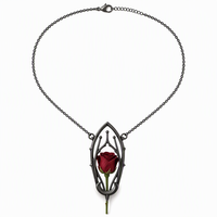 Collier Vase à Fleurs Portable Gothique en Acier Inoxydable 316L Personnalisé, Pendentif Porte-Fleurs Frais, Bijoux OEM pour Marques
