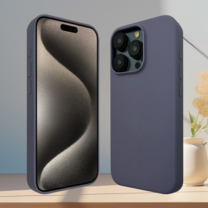 Gốc Phổ Tùy Chỉnh Màu Sắc Silicone <span class=keywords><strong>Bumper</strong></span> Trường Hợp Điện Thoại Cho Iphone 14 15 Pro Max Từ Chất Lỏng Silicone Điện Thoại Di Động Trường Hợp - Product Image 6