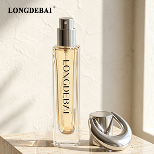 Empty Square Glass Perfume <b>Bottles</b> 10ml 15ml Zamac Lid Perfume Glass <b>Bottle</b> with Packing Box - Product Image 2