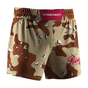Shorts de MMA con Patrón de Camuflaje, Opciones de Personalización de Marca Disponibles, Tela Elástica y Transpirable para Actividades de Artes Marciales - Product Image 2