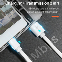 Câble USB en cuivre pur PVC de haute qualité, charge rapide 3A, avec blindage tressé et certifié CE pour téléphones Android (en stock)