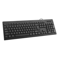 Keyboard Bisnis Kantor Berkabel dengan Antarmuka USB Standar Universal