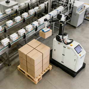 Garantie d'un an, prix d'usine, <span class=keywords><strong>robot</strong></span> palettiseur à faible coût, fonctionnement extrêmement simple, sûr et fiable - Product Image 2