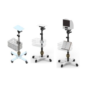 Carro de monitor médico de diseño moderno con altura fija para Taller de clínica de hospital y uso escolar Material de metal duradero - Product Image 1