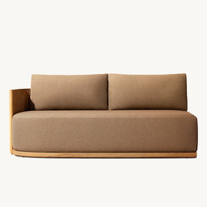 Juego de Muebles de Exterior de Lujo de Bali, Indonesia, Sofá Seccional de Teca para Todo Clima con Chaise Longue - Product Image 5