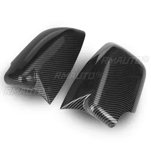 2X Couvercle de rétroviseur en fibre de carbone/noir pour BMW E46 E39 4 portes 325i 330i 525i 530i 540i 1998 1999 2000 2001 2002-2005 - Product Image 4
