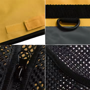 Gilet réfléchissant jaune haute visibilité du fabricant Caractéristique à séchage rapide Multi-poches Vêtements de travail personnalisables Gilet de sécurité Article en vrac - Product Image 4